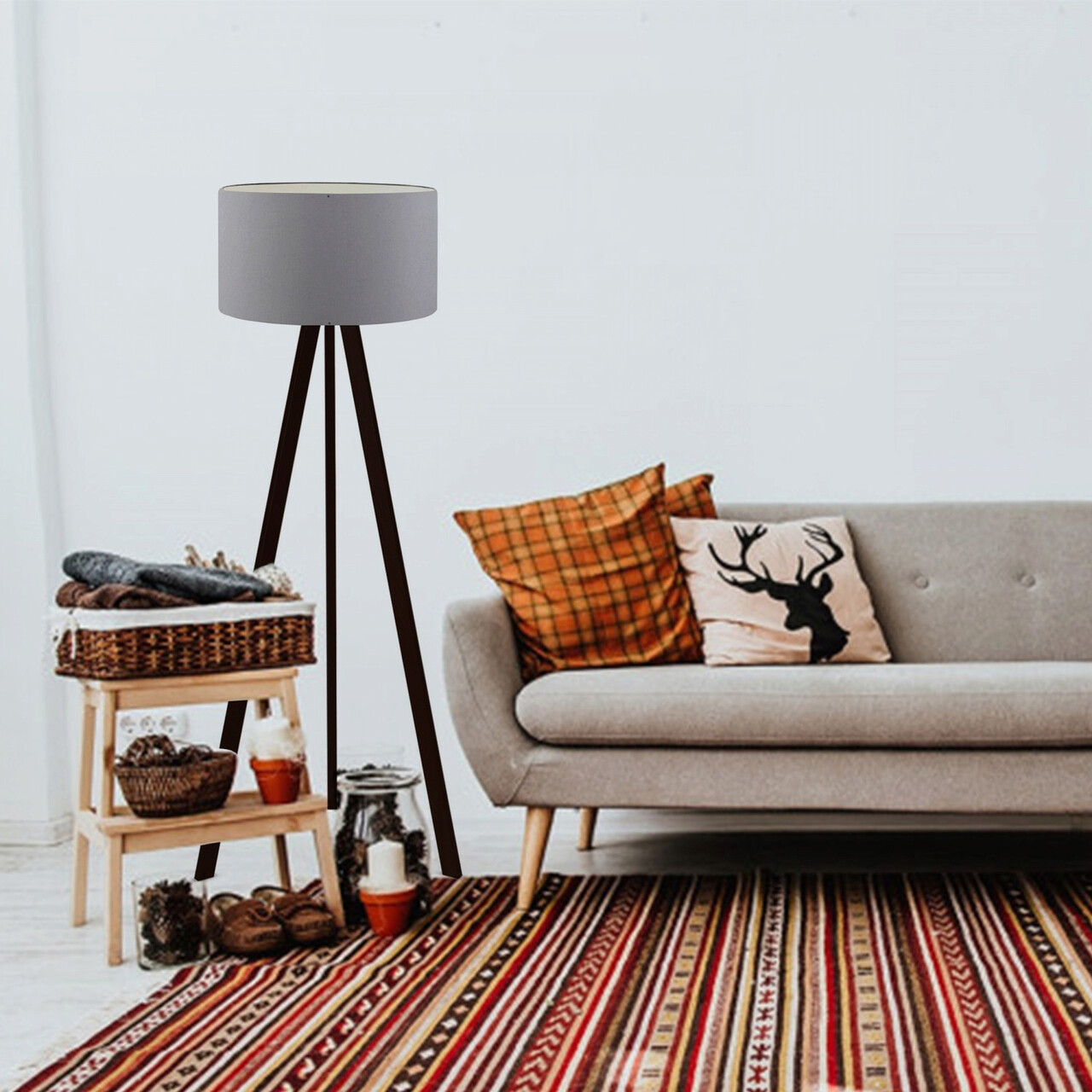 Lampadar, Opviq, 780SGN4449, Gri - imagine 4